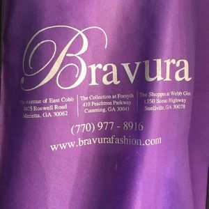 Formal dress purchased from Bravura in ATL